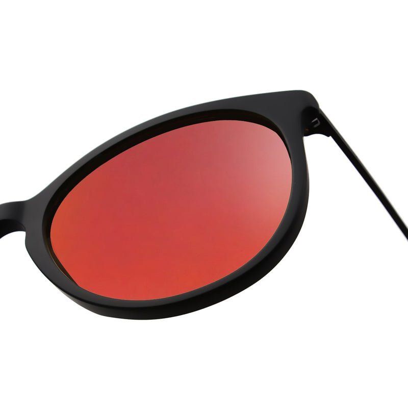 T2B Matte Black with Red ALC // Lens Lifestyle ACTIV Mirror Co –