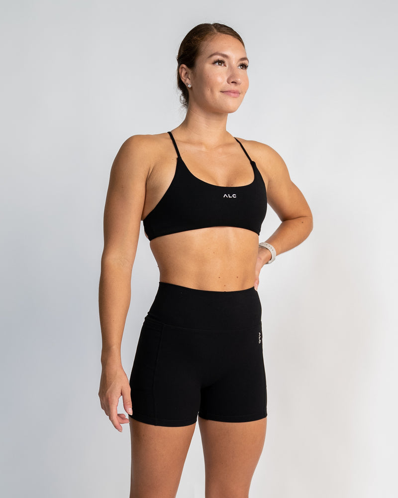 SHOCK ABSORBER Active multi sport Non wire Support Sports Bra in black A-HH  CUPS - Arianne Lingerie