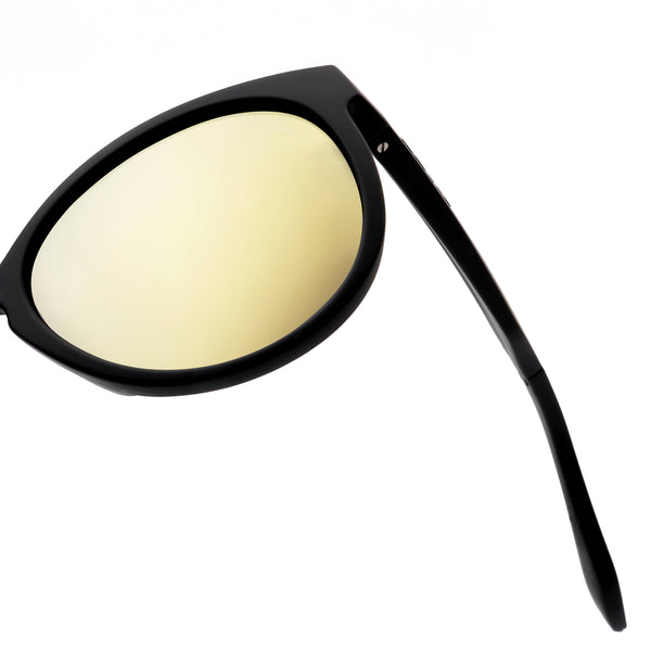 ACTIV One T2B - Matte Black with Gold Mirror Lens