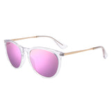 T2B Gloss Clear & Gold with Pink Mirror Lens