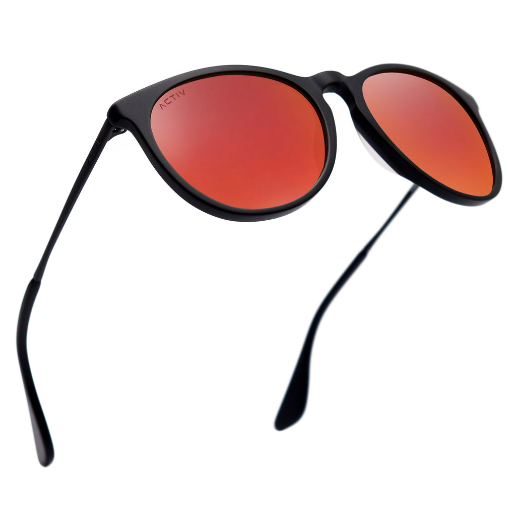Matte Co Lifestyle ACTIV // Black Lens Mirror ALC T2B – Red with