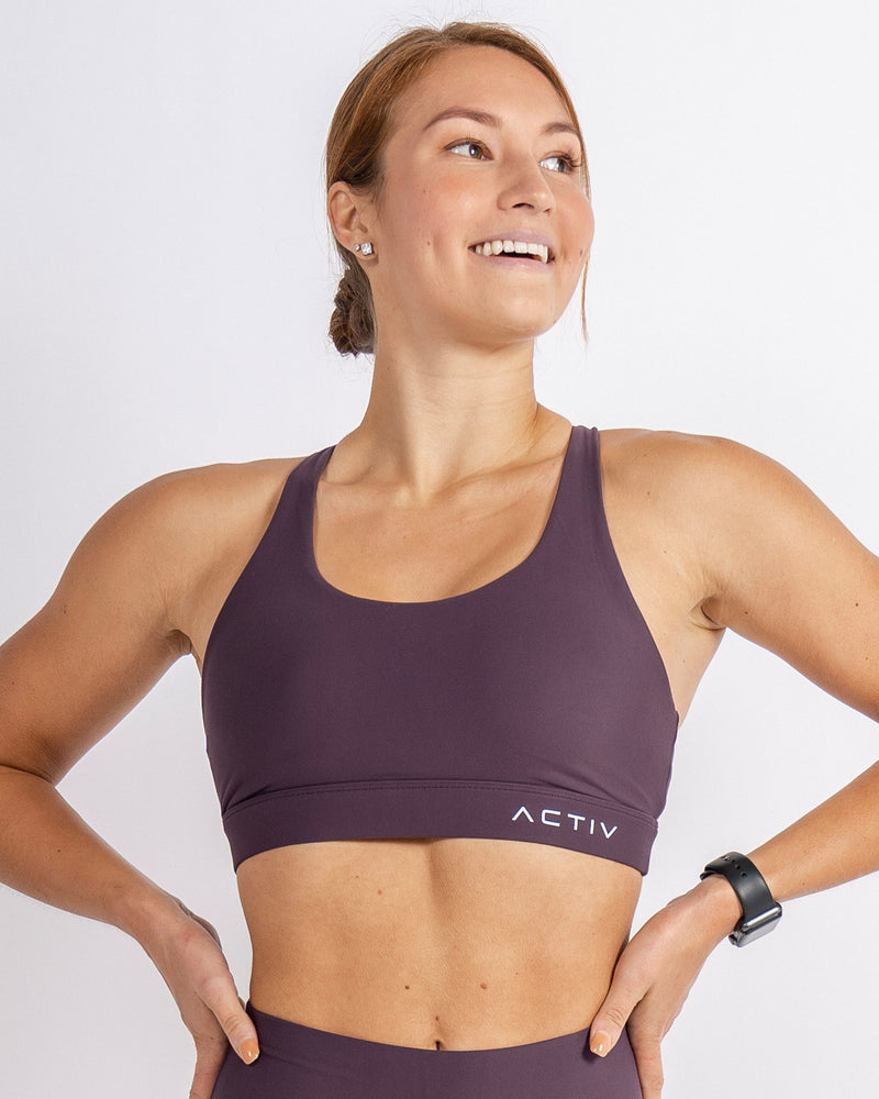 Buy Women's Styli Active Cross Over Strap Medium Support Sports Bra Online
